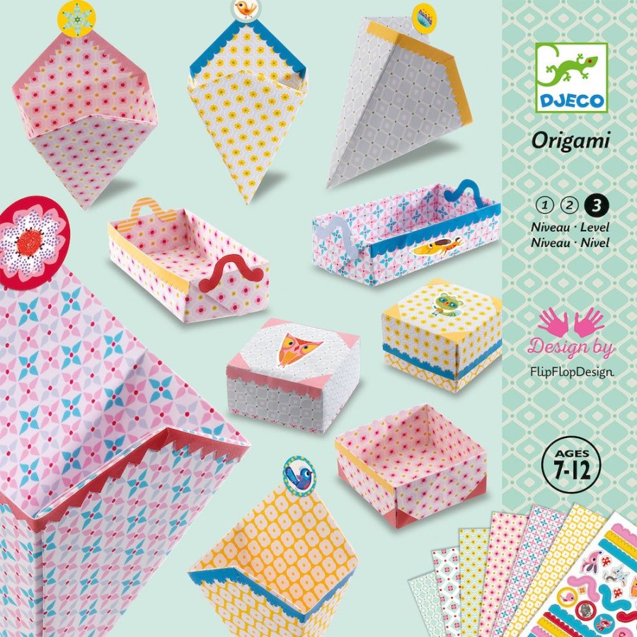 Djeco Djeco Origami Small Boxes | Crafts For Kids Paper Modelling