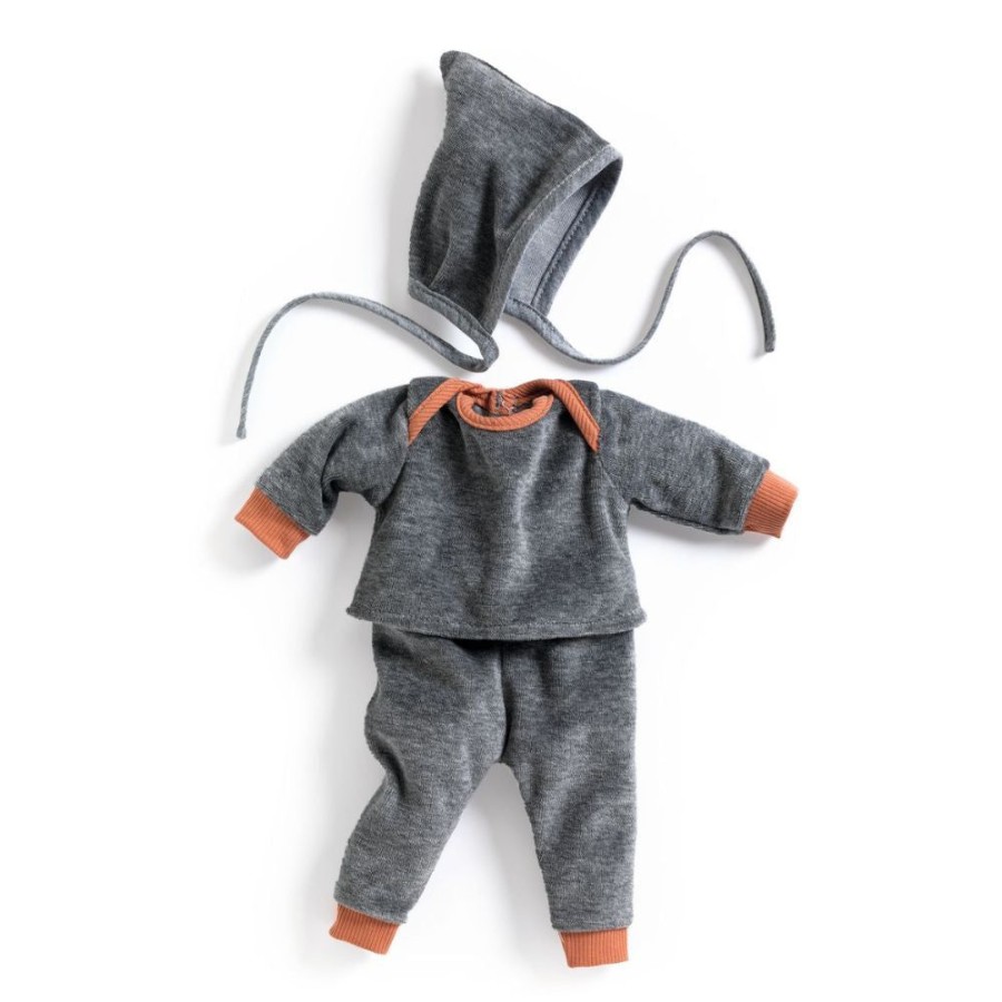 Djeco Djeco Pomea - Pearl Grey Jogger Set | Toys Dolls, Dolls Houses & Playsets