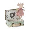 Maileg Maileg Angel Mouse In Suitcase | Toys Soft Play Toys