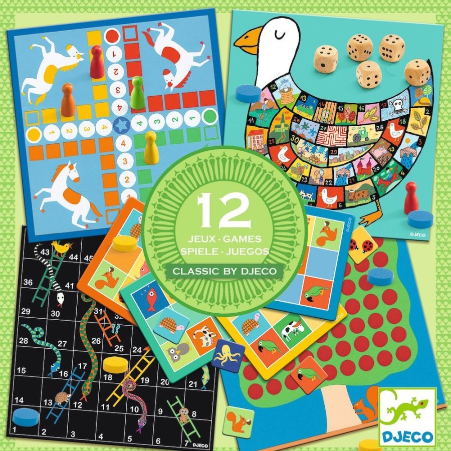 Djeco Djeco Classic Box Of Family Games 4 Years + | Toys Family Games