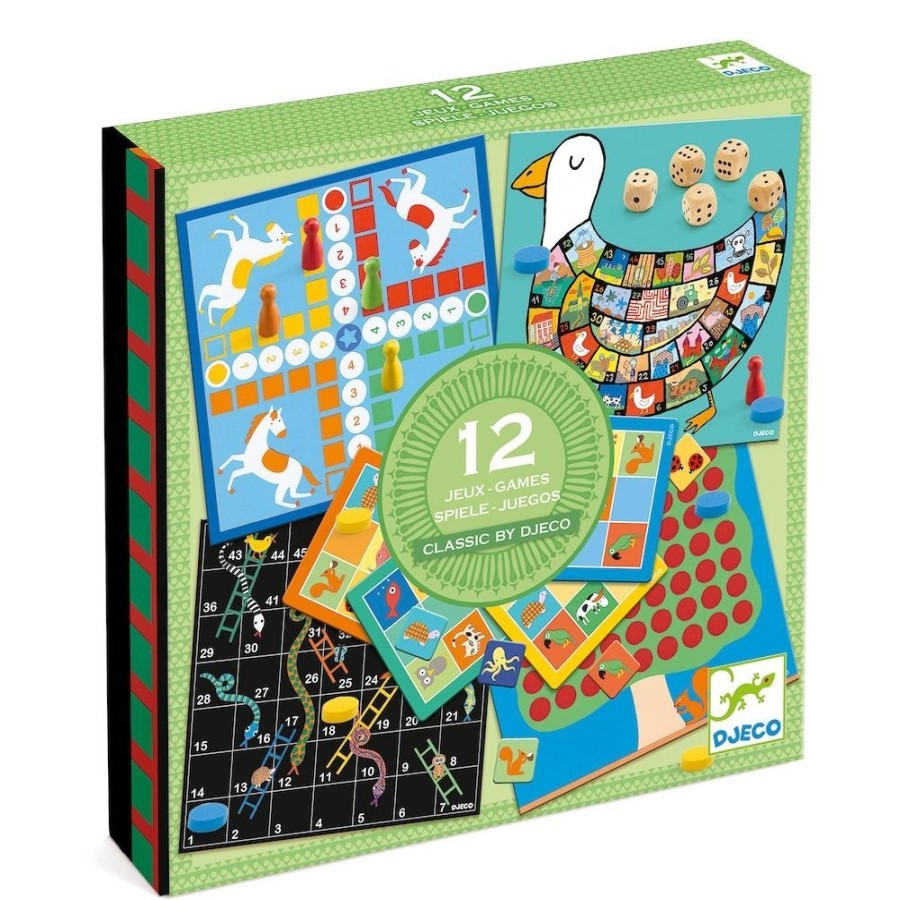 Djeco Djeco Classic Box Of Family Games 4 Years + | Toys Family Games