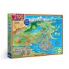 eeBoo Eeboo Geographical Terms 100 Piece Puzzle | Toys Learning Toys