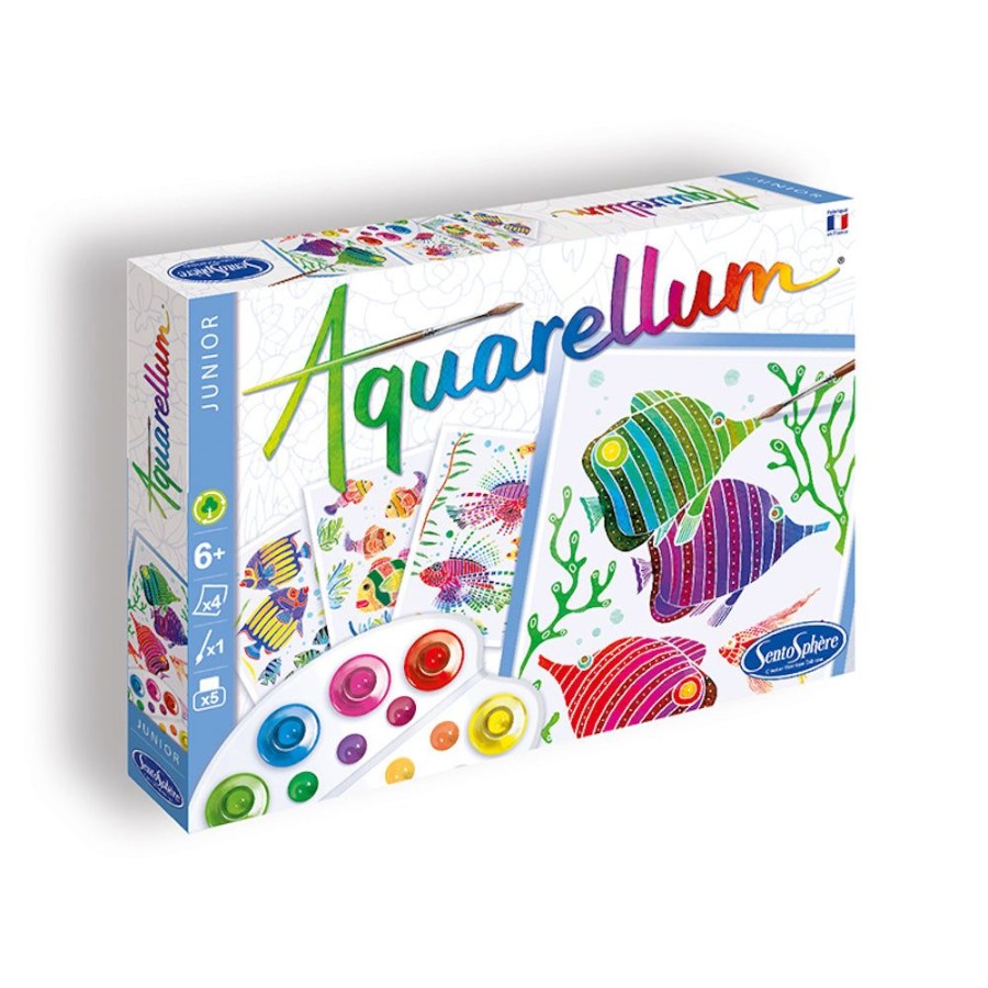 Aquarellum Aquarellum Junior Aquarium | Kids Art Painting Sets And Colouring By Numbers