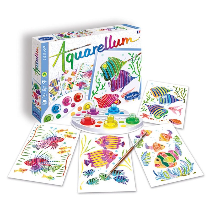 Aquarellum Aquarellum Junior Aquarium | Kids Art Painting Sets And Colouring By Numbers