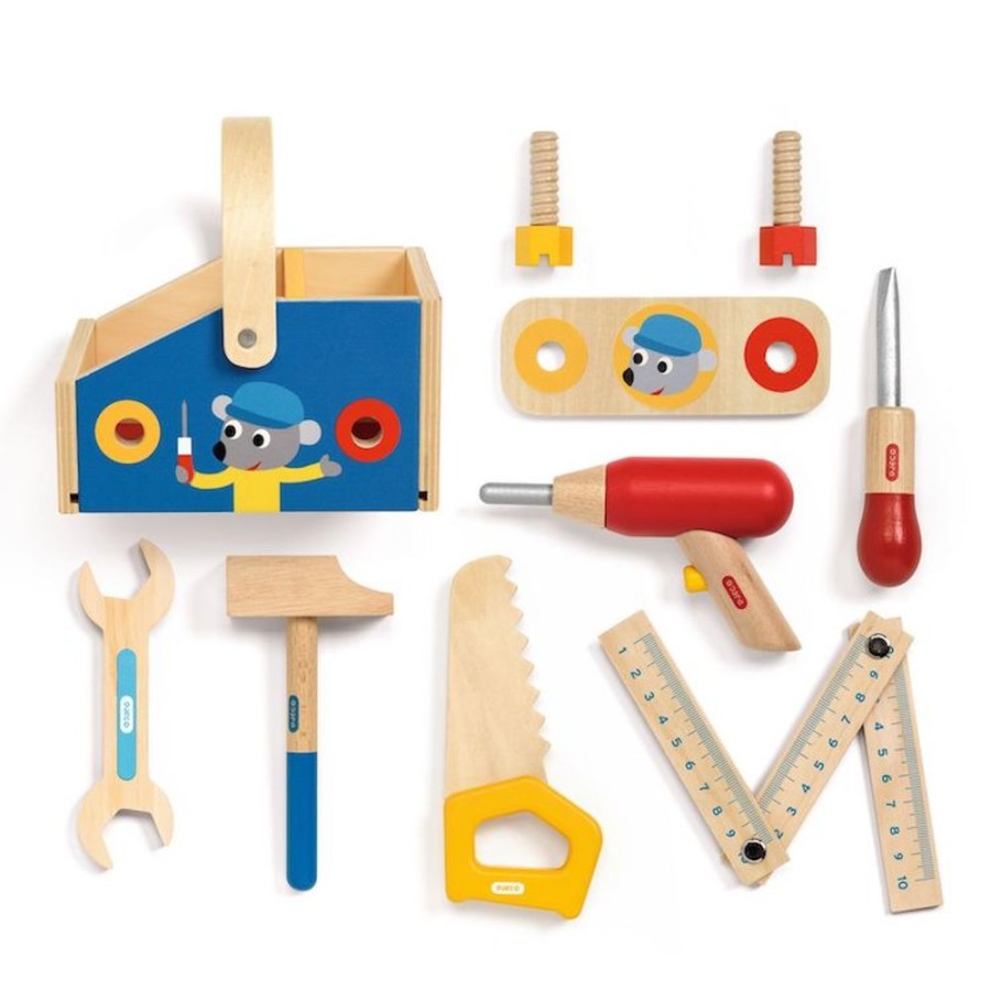 Djeco Djeco Minibrico - Wooden Tool Set 18Mths+ | Toys Wooden Toys & Games