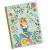 Djeco Rose Notebook - Djeco Stationery | Kids Art Djeco Lovely Paper