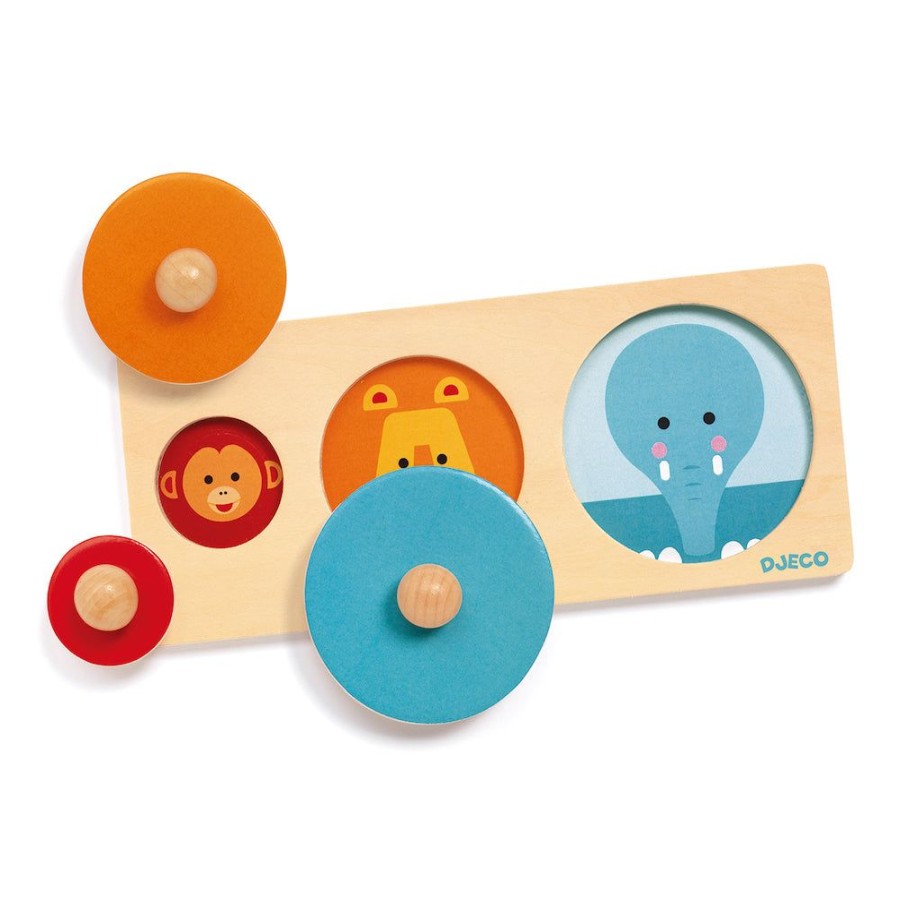 Djeco Djeco Wooden Puzzle Biga Basic | Toys Wooden Puzzles