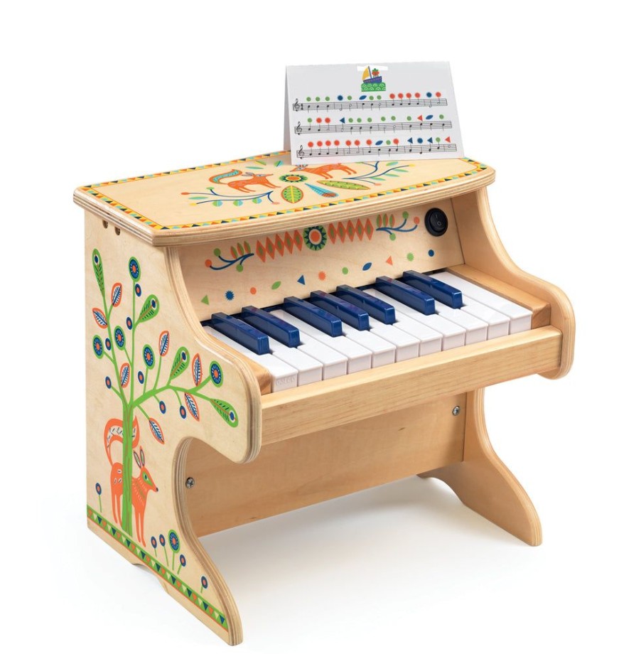 Djeco Toy Piano - Animambo Electronic Piano By Djeco | Toys Preschool Toys