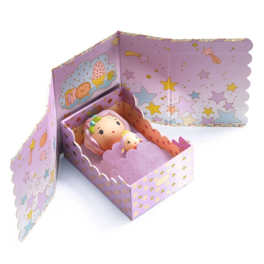 DJECO - By Collection Djeco Tinyly Violet Tiny Room | Toys Djeco Tinyly