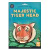 Clockwork Soldier Clockwork Soldier Create Your Own Majestic Tiger Head Wall Art | Crafts For Kids Paper Modelling