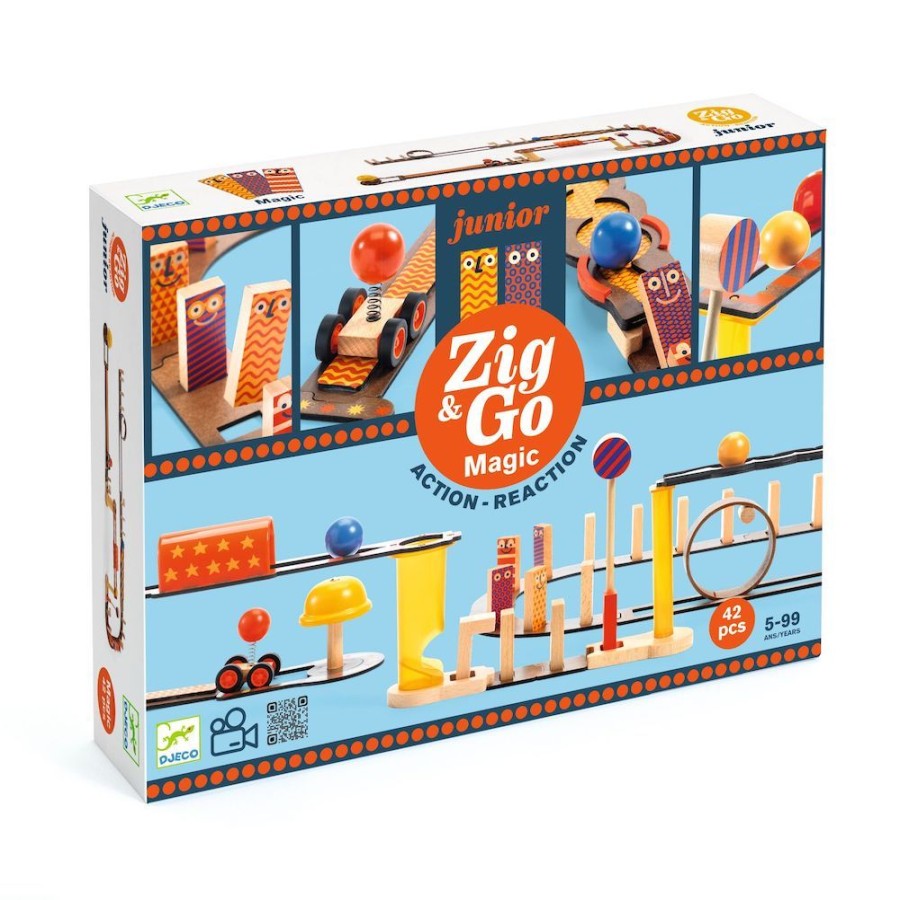 Djeco Djeco Zig & Go Junior - Magic - 43 Pieces | Toys Wooden Toys & Games