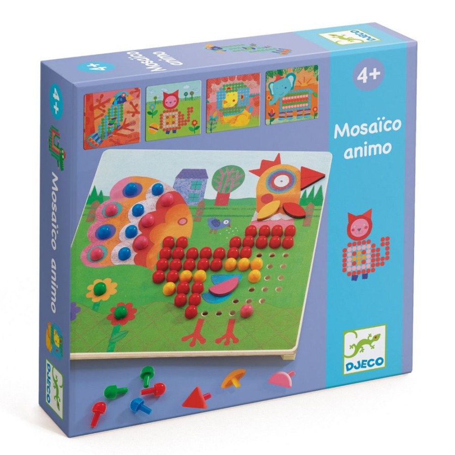 Djeco Djeco Animal Pegboard | Toys Preschool Toys