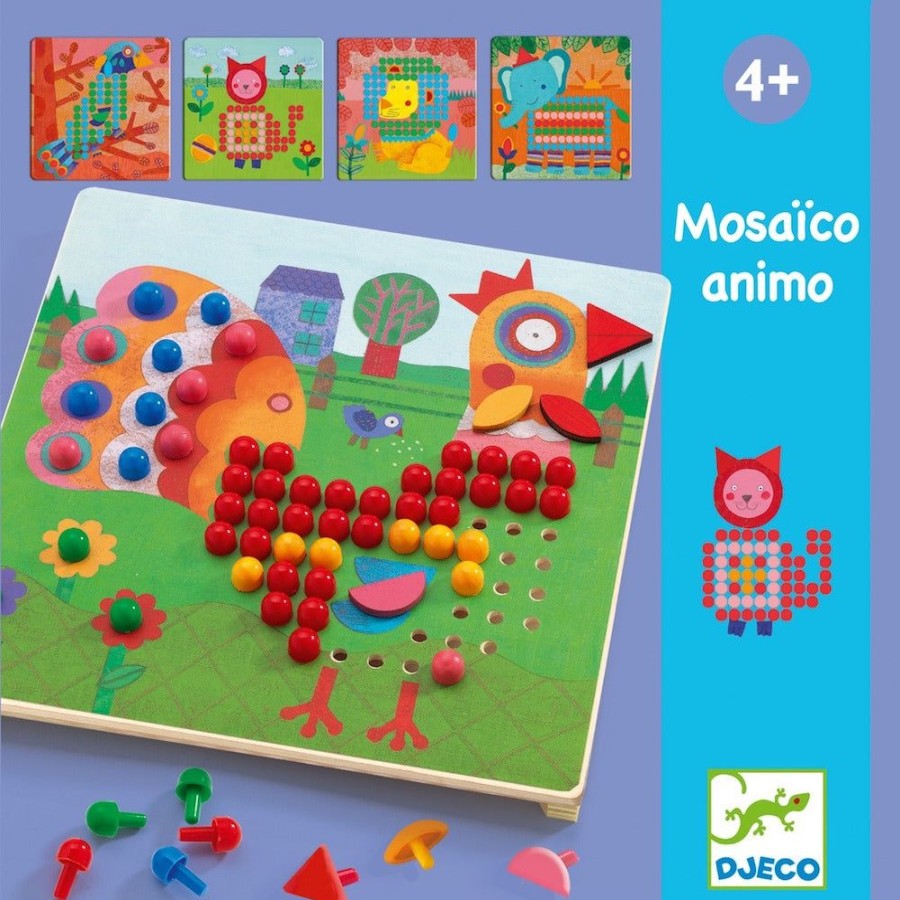 Djeco Djeco Animal Pegboard | Toys Preschool Toys