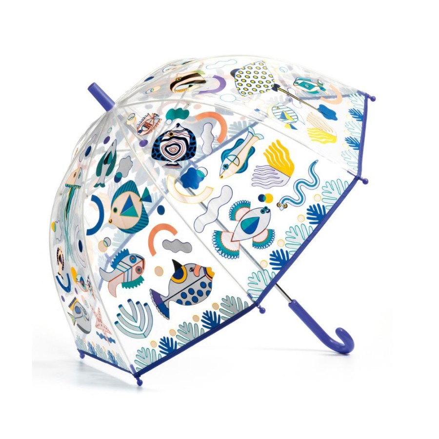 Djeco Djeco Magic Kids Umbrella - Fishes | Toys Kites & Umbrellas