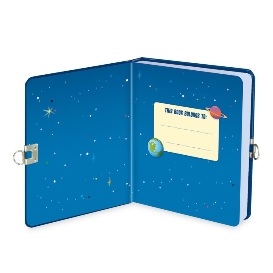 Peaceable Kingdom Peaceable Kingdom Deep Space Locked Diary | Kids Art Stationery And Diaries