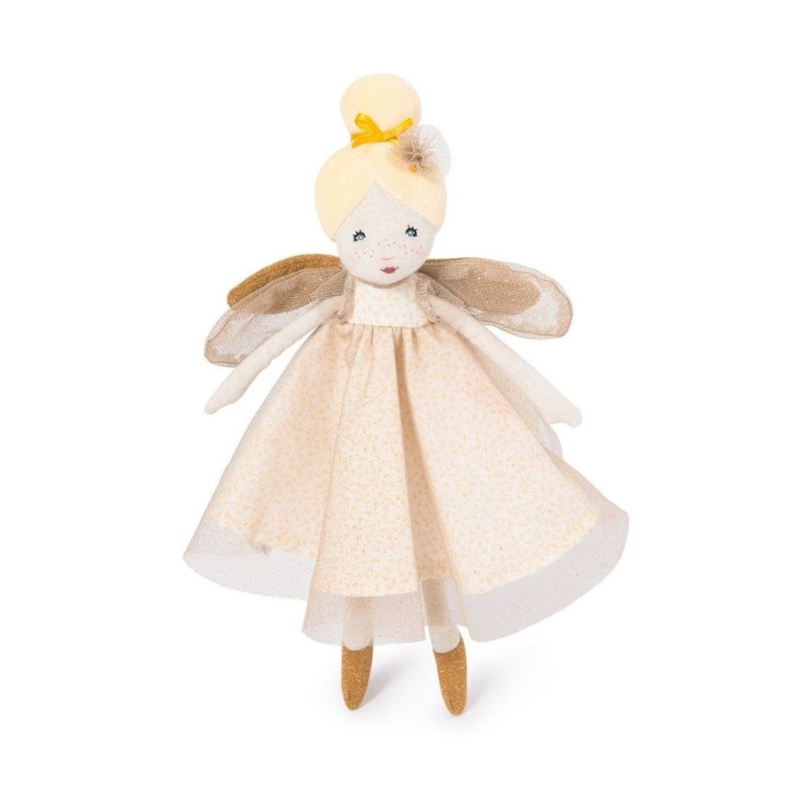 Moulin Roty Moulin Roty - Little Golden Fairy Doll | Toys Sensory Toys