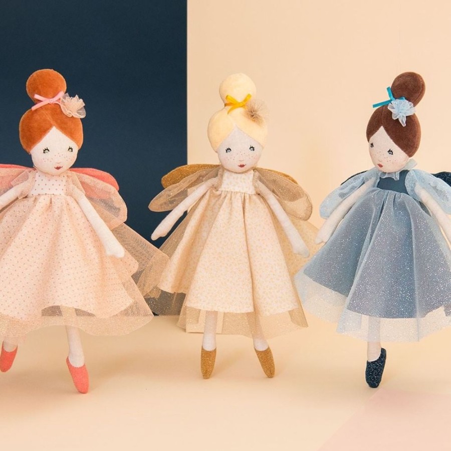 Moulin Roty Moulin Roty - Little Golden Fairy Doll | Toys Sensory Toys