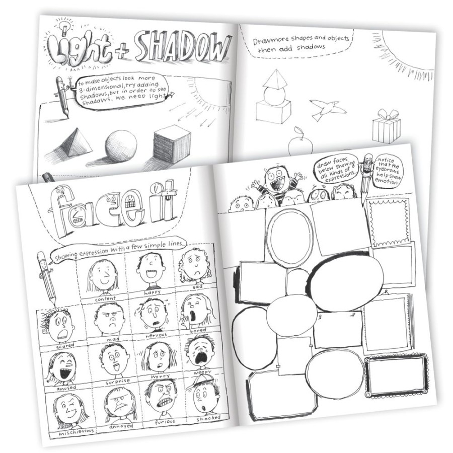 eeBoo Eeboo Learn To Draw With Melissa Sweet | Kids Art Sketchbooks And Stencils