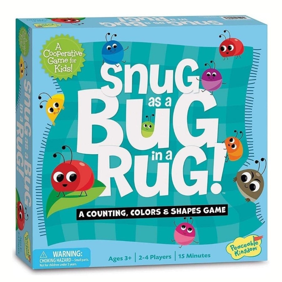 Peaceable Kingdom Snug As A Bug In A Rug - Peaceable Kingdom Cooperative Game | Toys Board Games