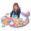 Peaceable Kingdom Peaceable Kingdom Shimmery Magical Mermaid Floor Puzzle | Toys Jigsaw Puzzles