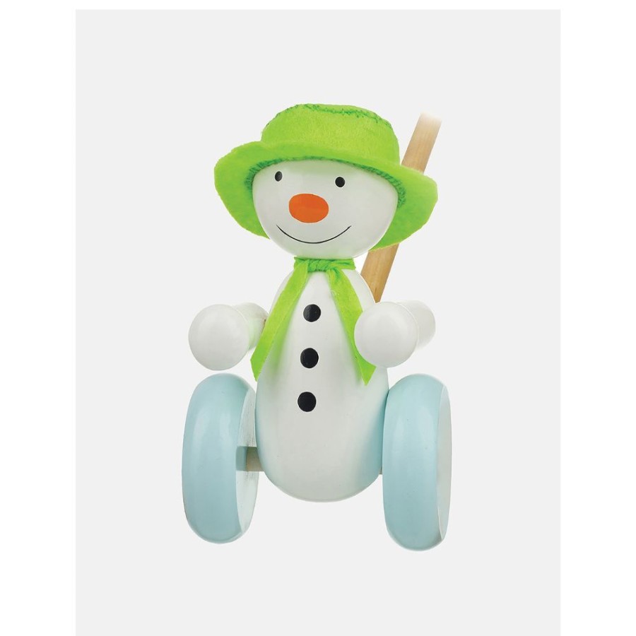 Orange Tree Toys Orange Tree Toys - The Snowman Wooden Push Along | Toys Wooden Pull And Push Toys