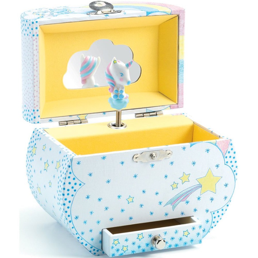 Djeco Djeco Musical Boxes - Dream Of Unicorns | Kids Room Musical Boxes