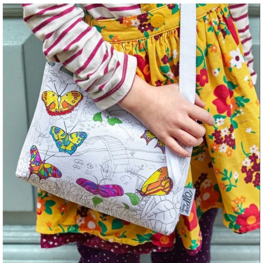 Eat Sleep Doodle Eat Sleep Doodle - Butterfly Crossbody Colour In Bag | Kids Art Art Gift Sets