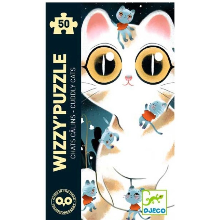 Djeco Djeco Wizzy Puzzles - Cuddly Cats | Toys Jigsaw Puzzles