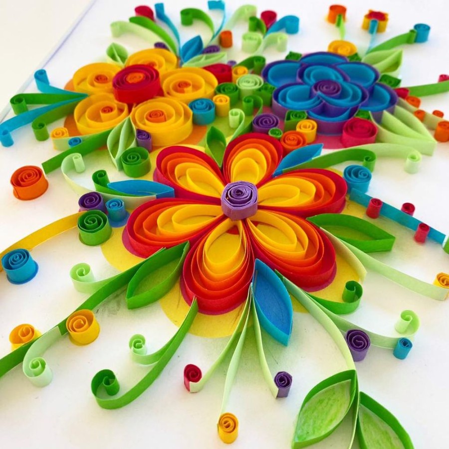 Sentosphere Sentosphere Quilling Art - In The Flowers | Crafts For Kids Quilling