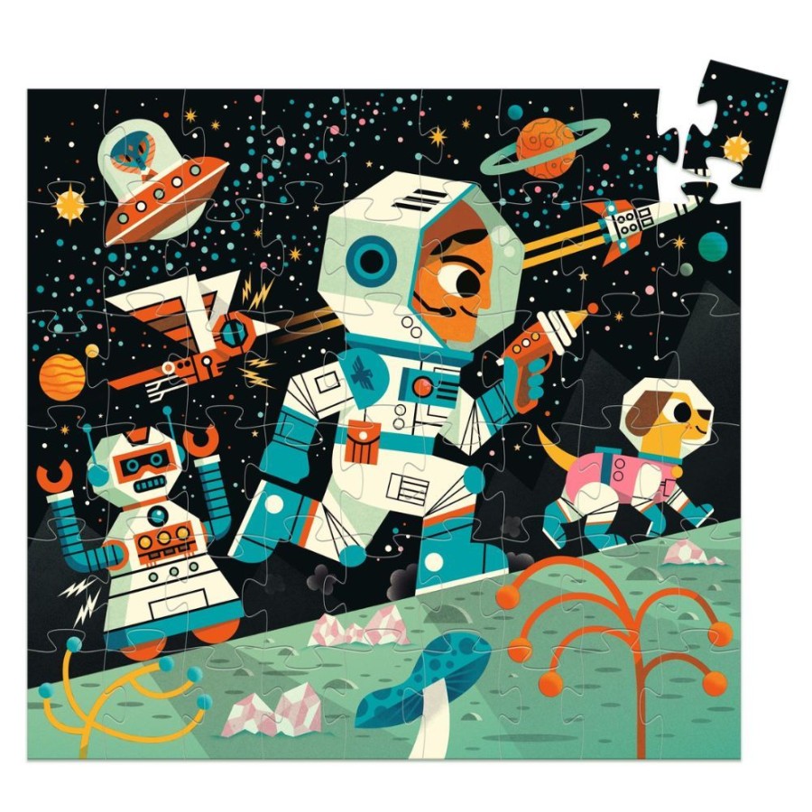 Djeco Djeco Silhouette Puzzles - Space Station | Toys Jigsaw Puzzles