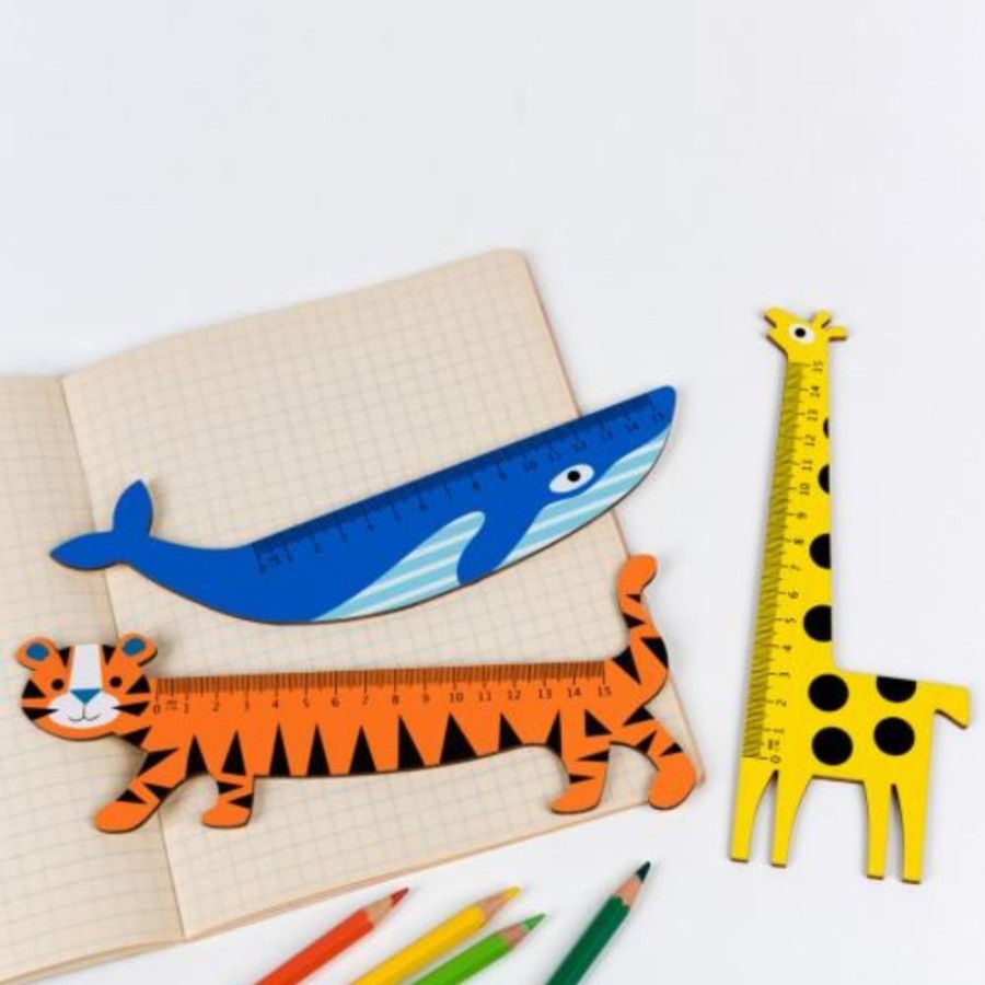 Rex London Rex London Giraffe Wooden Ruler | Kids Art Stationery And Diaries