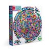 eeBoo Eeboo Triangle Pattern 500 Piece Round Jigsaw Puzzle | Toys Jigsaw Puzzles