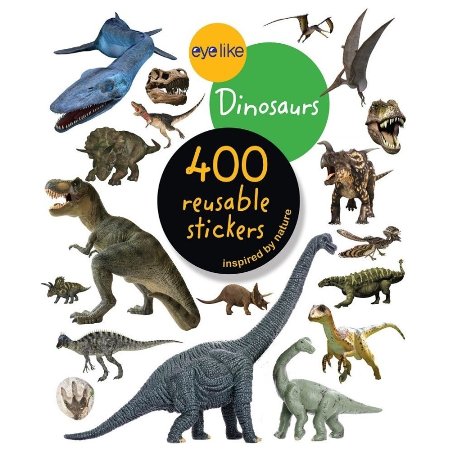 House Of Marbles 400 Reusable Dinosaur Stickers | Toys Books