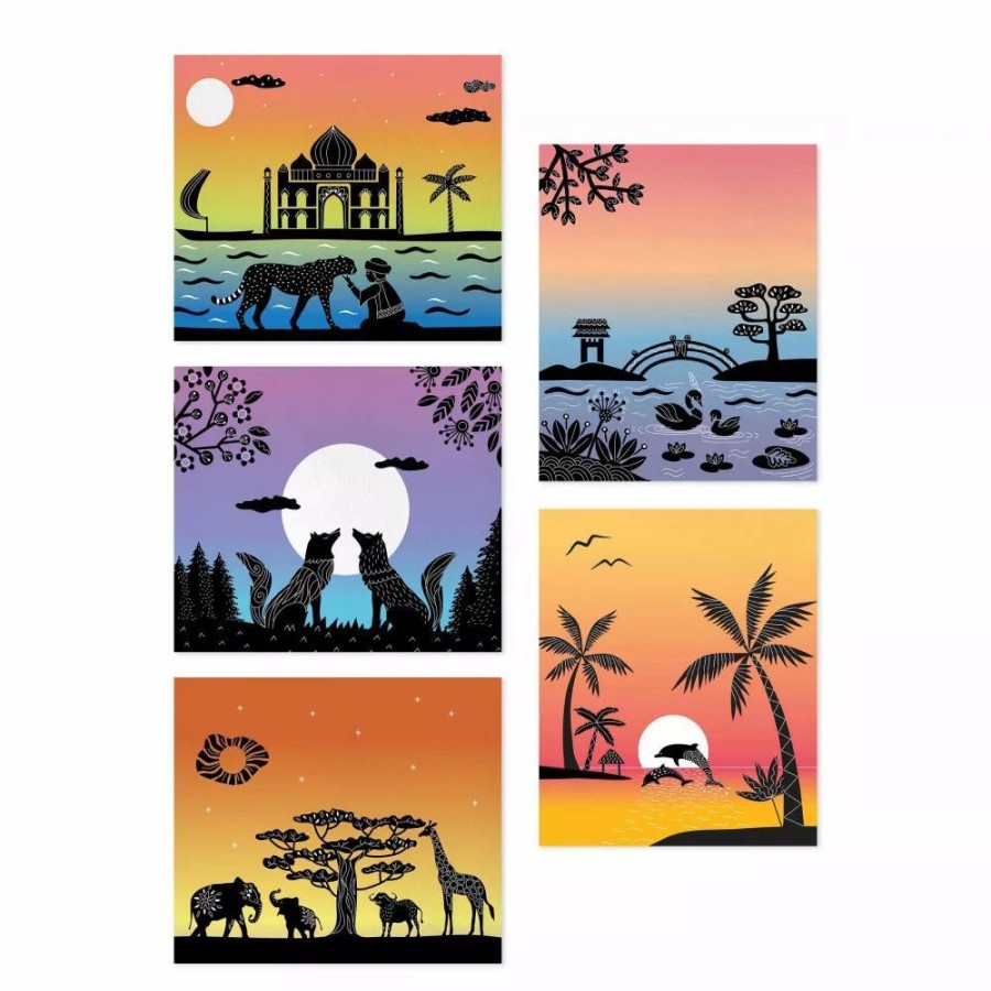 Janod Janod Sunset Lover Paint By Numbers | Kids Art Painting By Numbers