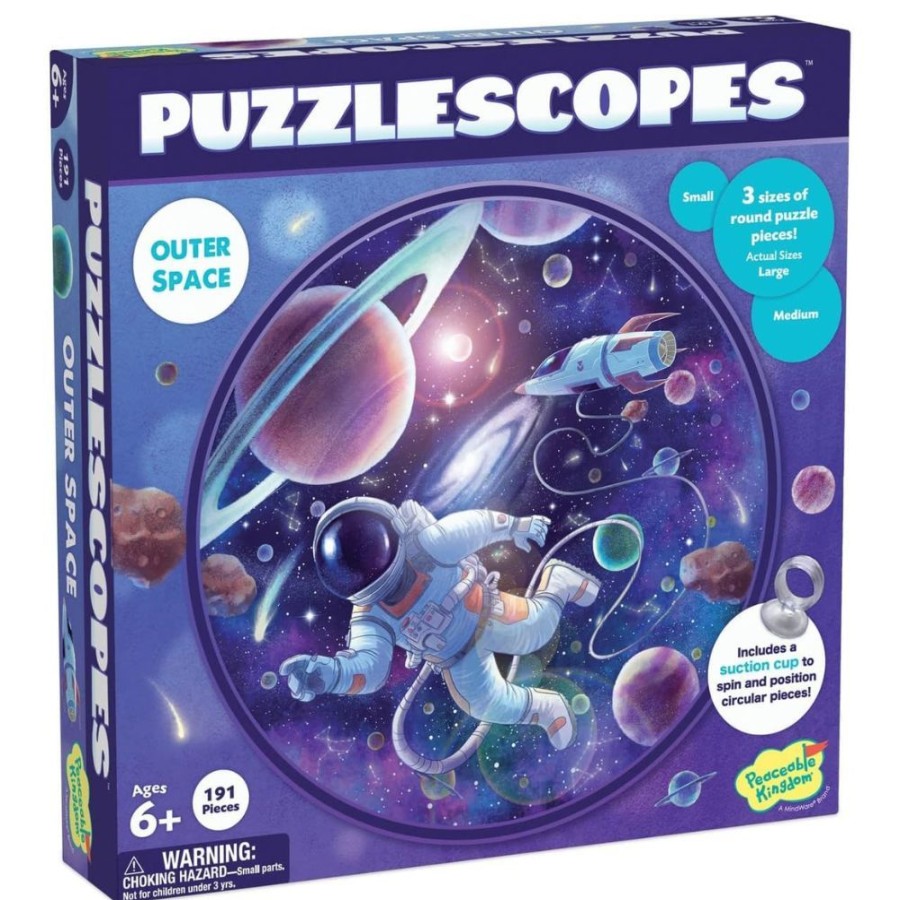 Peaceable Kingdom Peaceable Kingdom Outer Space Puzzlescopes | Toys Jigsaw Puzzles