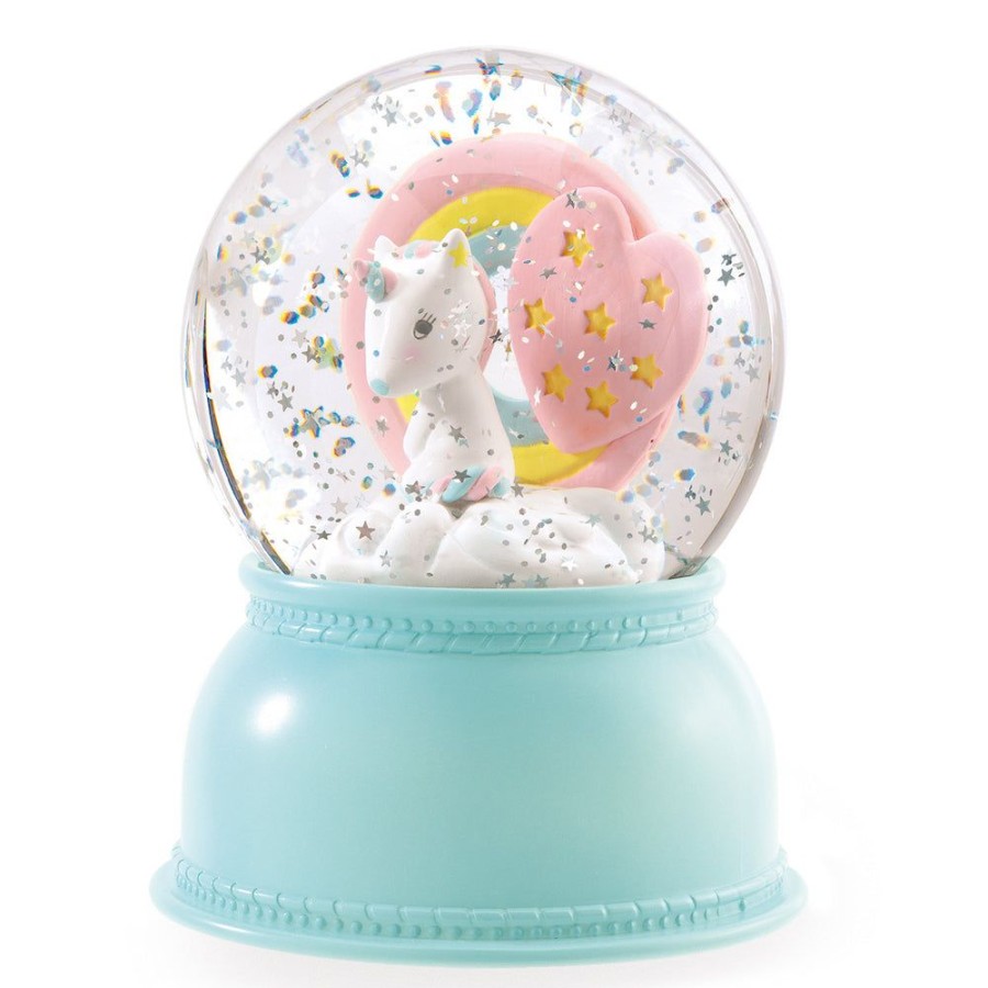 Djeco Djeco Unicorn Snowglobe Night Light | Kids Room Kids Night Lights