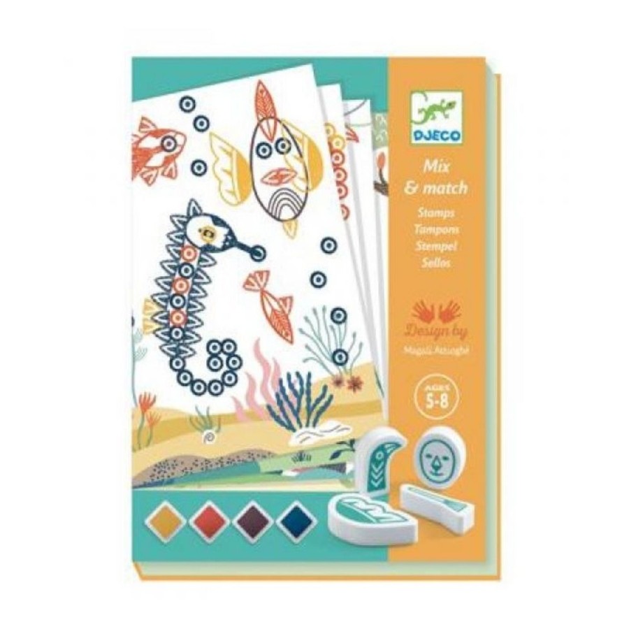 Djeco Djeco Stamps - Surprising Animals | Kids Art Children'S Stamp Sets