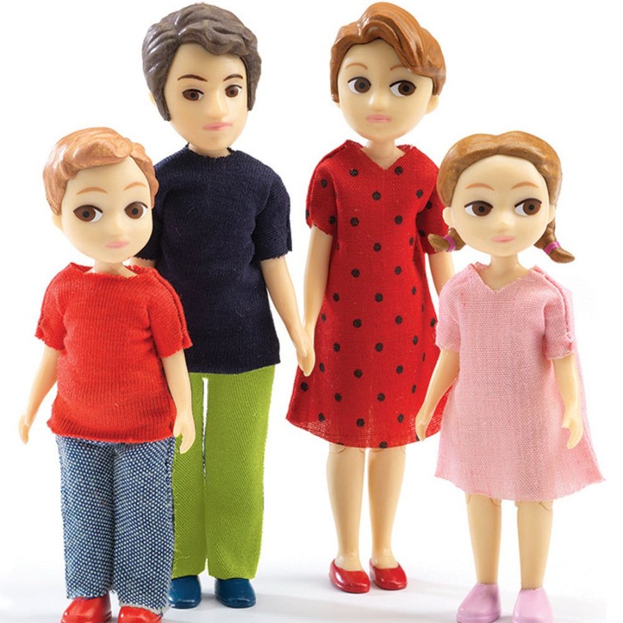 DJECO - By Collection Djeco Petit Home - Family Thomas And Marion | Toys Dolls, Dolls Houses & Playsets