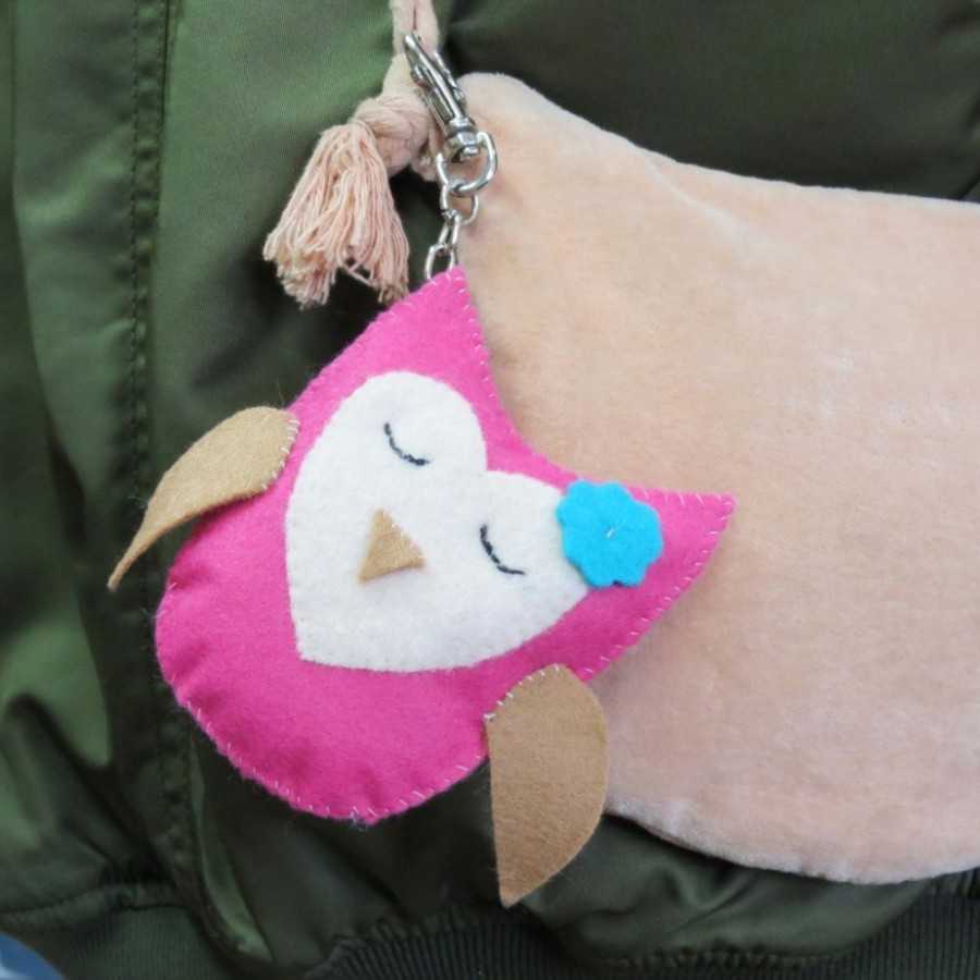 Buttonbag Buttonbag Sleepy Friends Key Ring Suitcase | Sew & Knit Beads & Jewellery Making