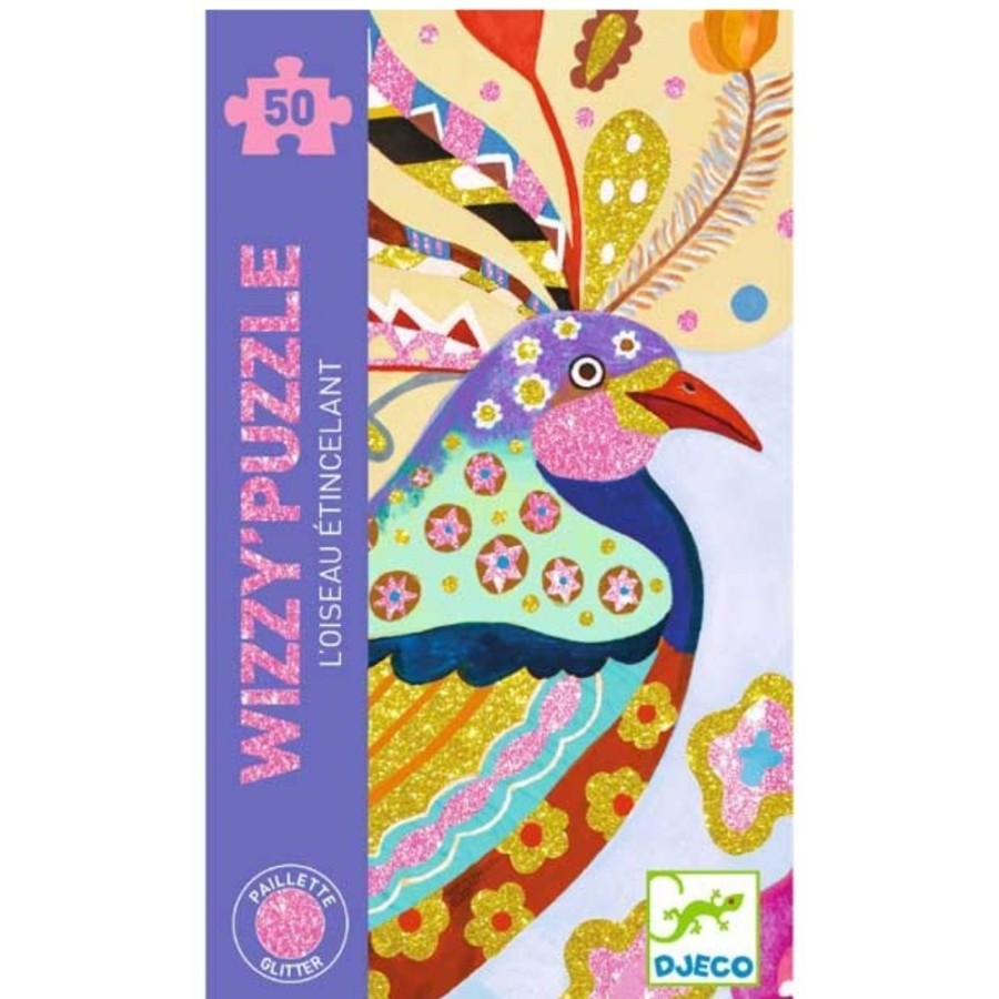 Djeco Djeco Wizzy Puzzles - Sparkling Bird | Toys Jigsaw Puzzles