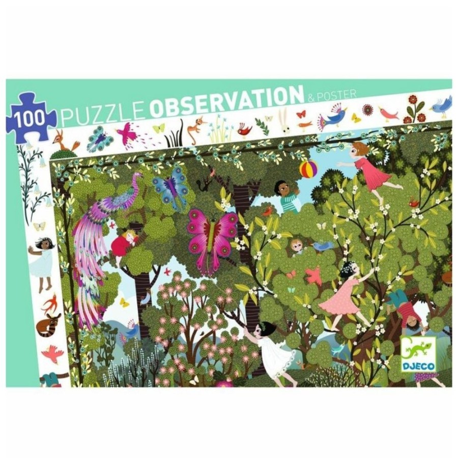 Djeco Djeco Observation Puzzles - Garden Play Time | Toys Jigsaw Puzzles