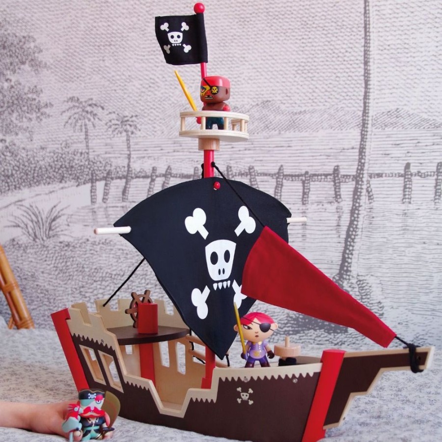 Djeco Djeco Arty Toys Ze Pirat Boat | Toys Dolls, Dolls Houses & Playsets