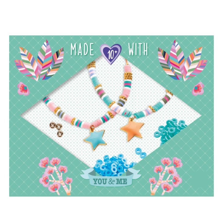 Djeco Djeco Friendship Bracelets Kit - You & Me - Star Heishi | Sew & Knit Beads & Jewellery Making