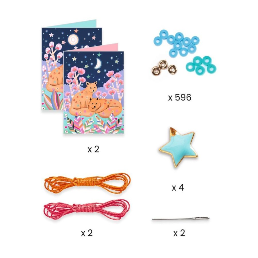 Djeco Djeco Friendship Bracelets Kit - You & Me - Star Heishi | Sew & Knit Beads & Jewellery Making