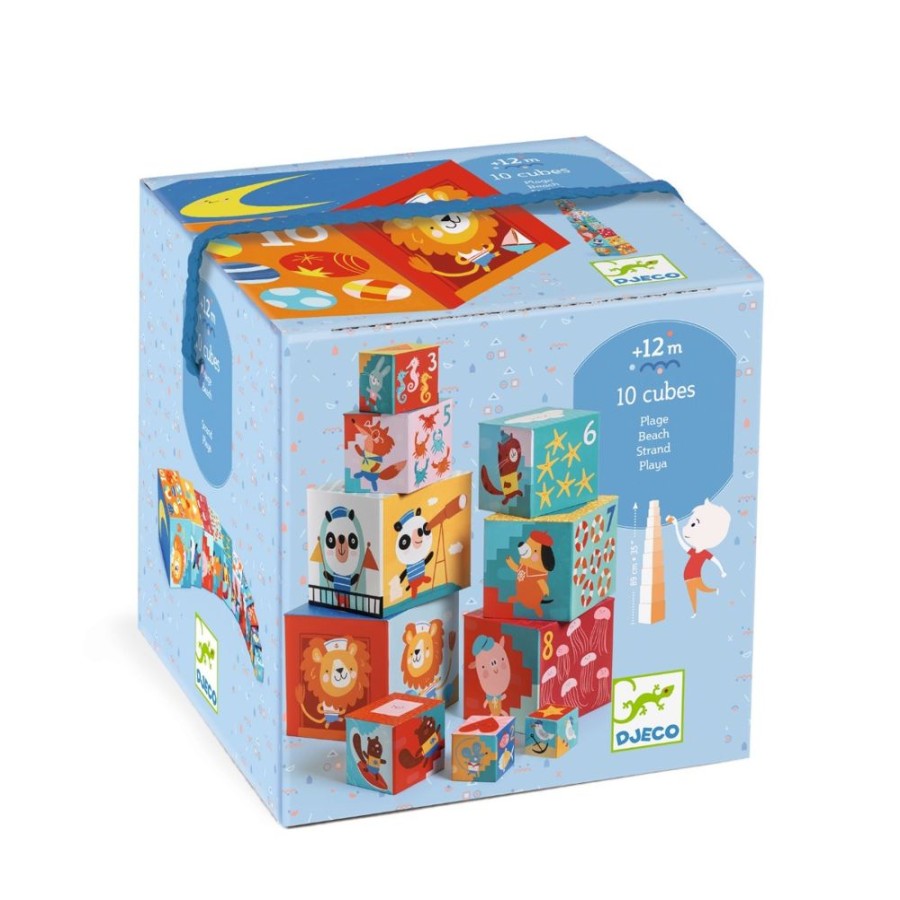 Djeco Djeco Stacking Blocks - Beach | Toys Toys For Babies