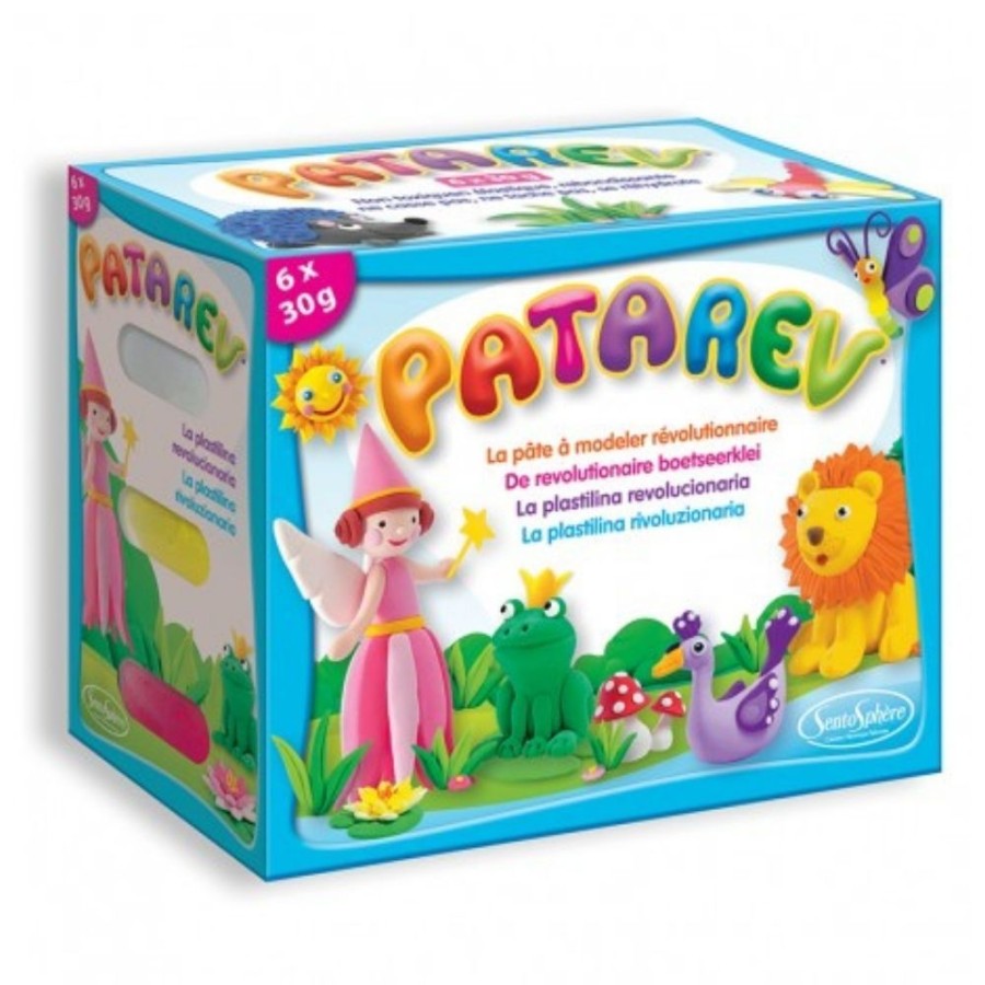 Patarev Patarev Modelling Clay - 6 Pots Of Colour | Crafts For Kids Making & Modelling