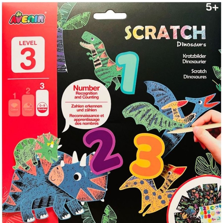 Avenir Arts and Crafts Avenir Scratch Art - Dinosaurs Searches | Crafts For Kids Crafts For Boys