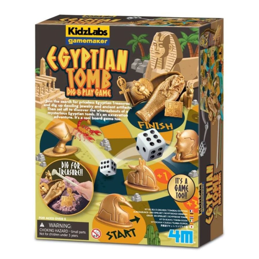 4m 4M Egyptian Tomb Dig & Play Game | Toys Board Games