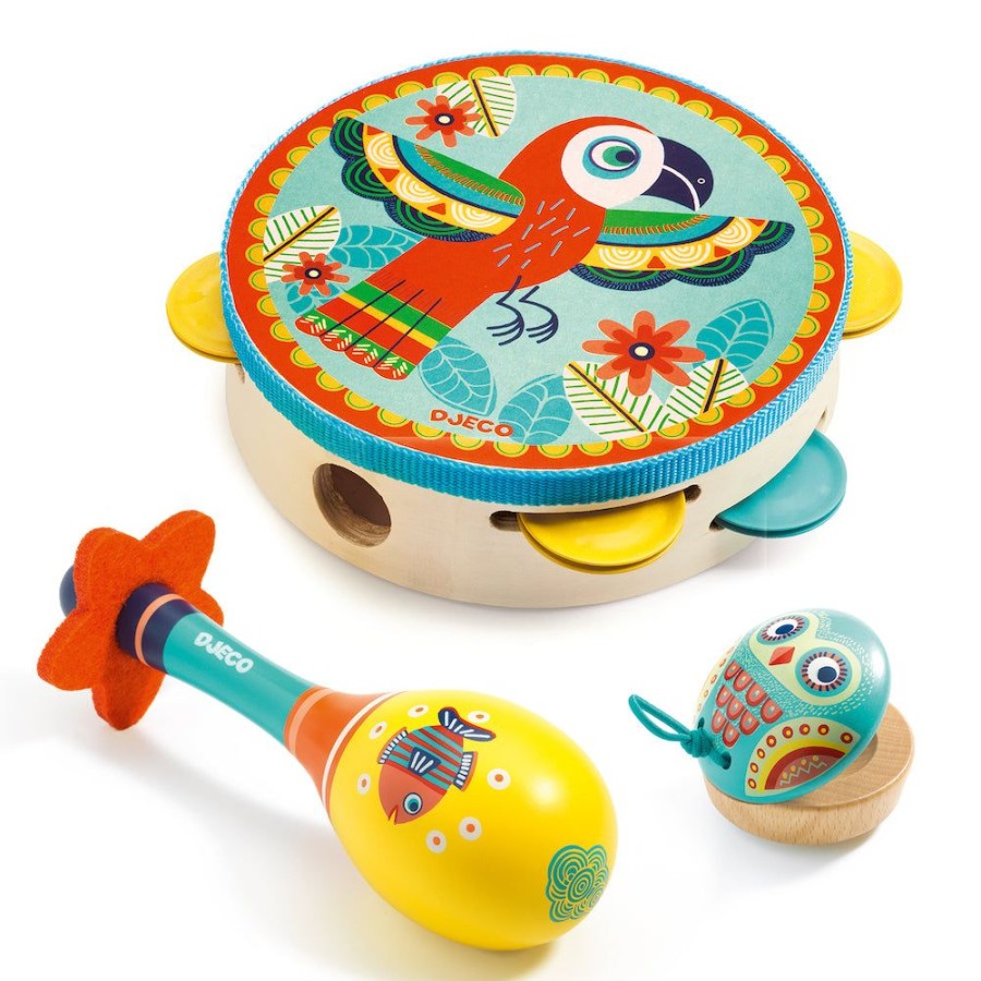 Djeco Djeco Animambo Set Of 3 Instruments | Toys Musical Toys