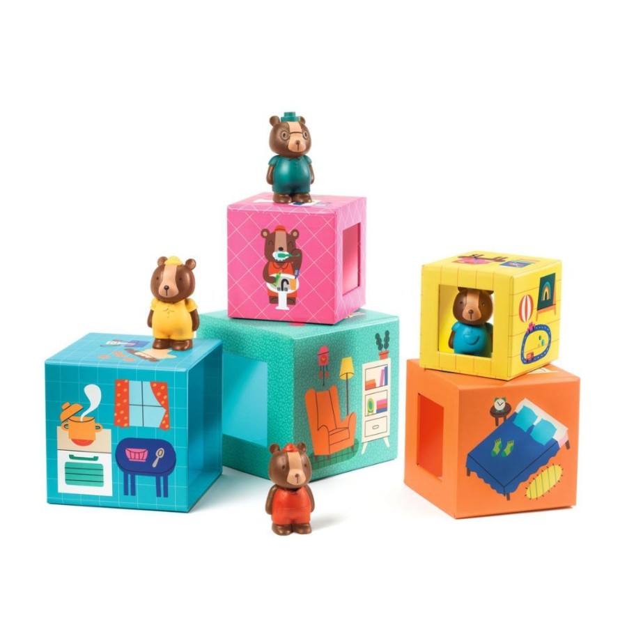 Djeco Djeco Stacking Blocks - Topanihouse | Toys Toddler Games